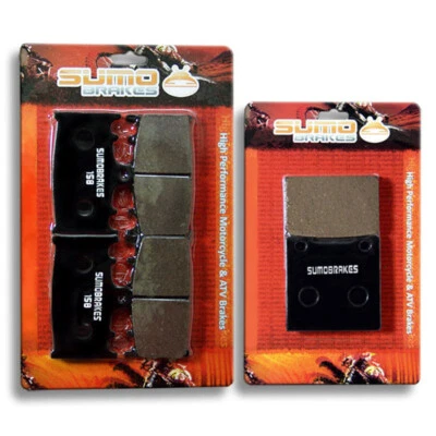 Pastillas de freno Kawasaki F+R ZXR 400 (ZX 400)(1989-1994) ZX 750 ZX7 Ninja (1989-1995) Foto 1 de 2