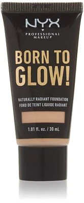 NYX PROFESSIONAL MAKEUP Born To Glow Naturally Radiant Foundation, Medium - Image 1 of 4