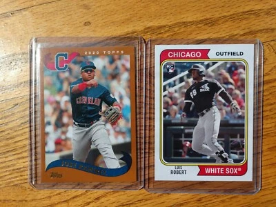 Lot (25) 2020 Topps Archives Luis Robert RC & 24x #271 Jose Ramirez  - Image 1 of 3