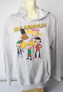 HEY ARNOLD! Hoodie Sweatshirt 90s 00s animated television series cartoon retro L - Picture 1 of 7