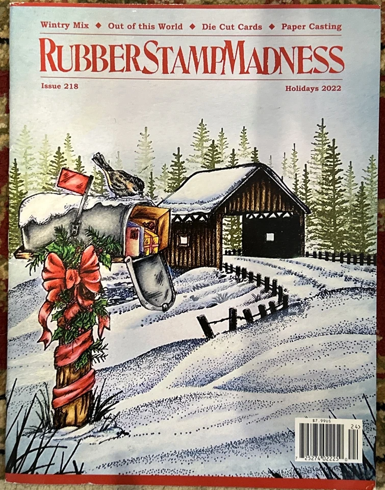 Rubber Stamp Madness Magazine Holiday 2022 Issue 218 Foto 1 de 1
