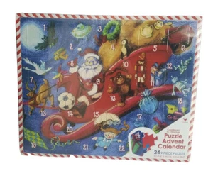 Countdown to Christmas Puzzle Advent Calendar 24 nine piece puzzles - Picture 1 of 8