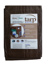 Kotap 16-ft x 20-ft Reversible Brown/Green Poly Tarp, Item: Tbg-1620