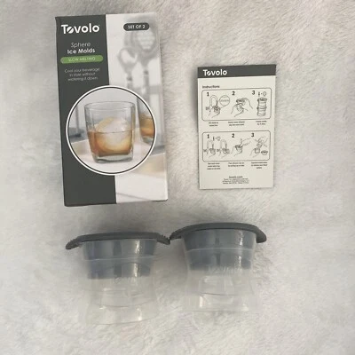 Moldes de hielo Tovolo Esfera hielo redondo - Juego de 2  Foto 1 de 4