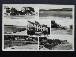 Anglesey RED WHARF BAY 7 Image Multiview c1950s RP Postcard by Raphael Tuck - Picture 1 of 2