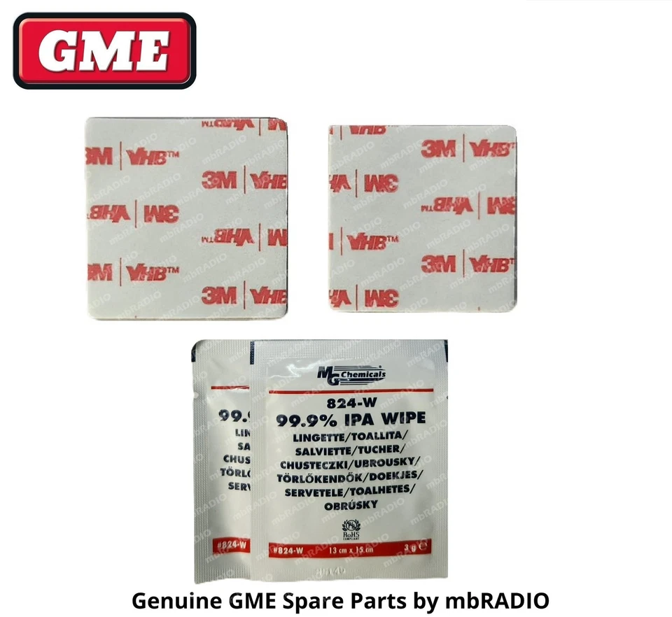 GME RK2T ON-GLASS RE-FIT KIT FOR AE5002 COUPLING BOX & ANTENNA - image 1 of 1