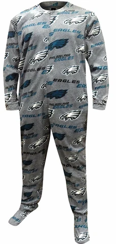 Philadelphia Eagles NFL One Piece Pajamas Concepts Sport SZ XS NEW Cover