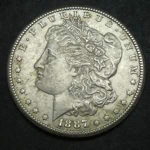 1887 S Morgan Silver Dollar $1 US Mint Coin - Picture 1 of 2
