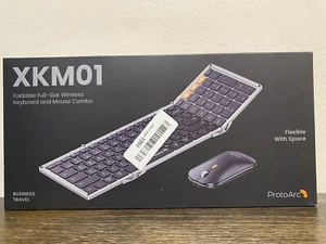 Teclado y ratón plegables ProtoArc XKM01 para negocios y viajes gris espacial - Imagen 1 de 24
