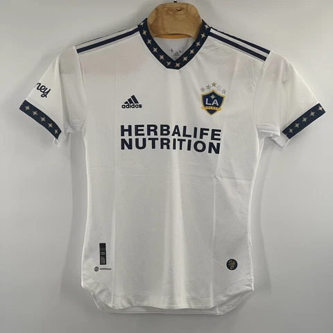 LA Galaxy 22/23 Home Soccer Jersey Sz large- White Cover