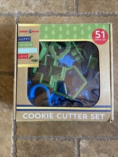 Nordic Ware 51 Piece Cookie Cutter Set Plastic Shapes & Symbols All Holidays