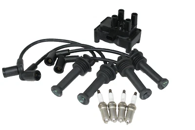 Originale Bobina Accensione - 4 Cavo Candele Ford 1,25+1,4+1,6 16V 53331111 - Immagine 1 di 4