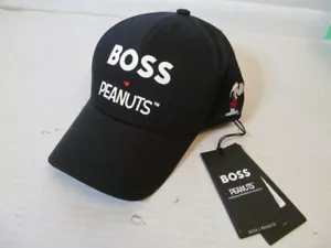 Hugo Boss Peanuts Joe Cool Snoopy Cotton Twill Cap Hat, Navy Blue, One Size - Picture 1 of 6