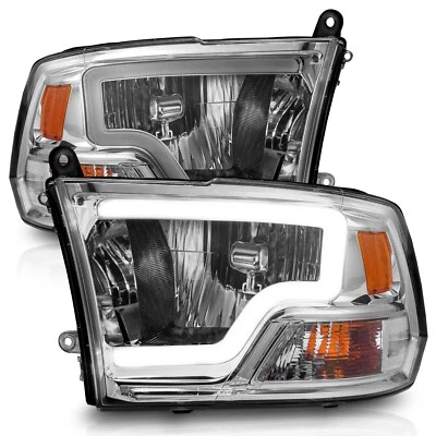 Barra de luz de faros Anzo carcasa cromada para Dodge Ram 1500 2500 3500 2009-2018 Foto 1 de 4