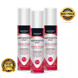 Summers Eve Feminine Deodorant Freshening Spray (3 Pack) 2 FL OZ Blissful Escape - Picture 1 of 24