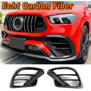 Pinne anteriori in carbonio splitter Canards adatto per Mercedes C167 GLE450 SPORT 19-22 - Foto 1 di 9