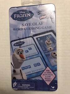 Disney Frozen Save Olaf Word Guessing Magnetic Games on the Go! Cardinal NEW - Picture 1 of 2