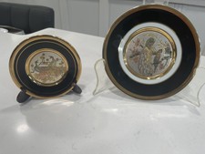 The Art Of Chokin Plates 24kt gold 6â and 4â