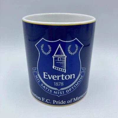 Everton FC Merseyside Football Club Coffee Mug Cup Nil Satis Nisi Optimum Soccer — 第 1/4 张图片