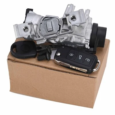 IGNITION SWITCH LOCK ASSEMBLY FOR VW JETTA 2006-2018 W/ REMOTE Control KEY SHELL - Image 1 of 4