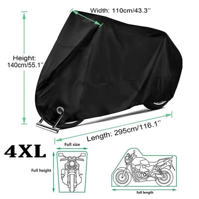 Водонепроницаемый сверхпрочный чехол 4XL против дождя снега для Harley Davidson США - Изображение 1 из 4