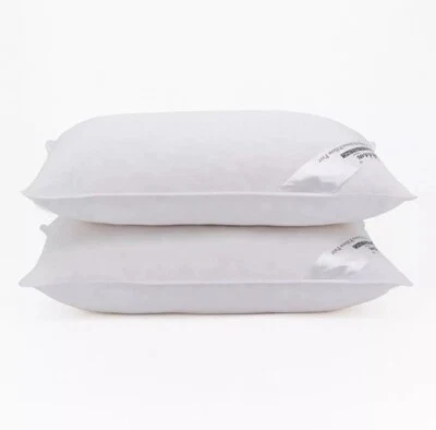 COMFYLINENS Hotel Quality Duck Feather and Down Pillows 2/4 Pack Soft Comfortable Bed Pillow