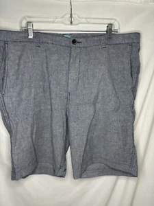 Tommy Bahama Shorts Chino Flat Front Size 40 9” Inseam Linen Cotton Spandex Mens - Picture 1 of 6