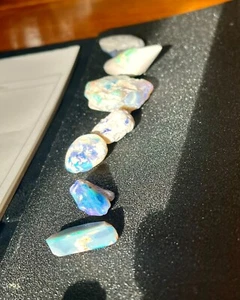 Colorful Opals High End Australian Lightning Ridge Rough Parcel - Picture 1 of 7
