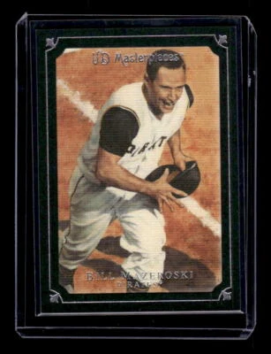 2007 UD Masterpieces Black Linen #4 Bill Mazeroski /99 - EXACT SCAN - Image 1 of 2