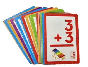 Flash Cards - Math- Math -Kindergarten -Great Learning Tool - Used - Foto 1 di 3