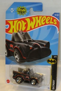 HOT WHEELS DC BATMAN ~ '66 TV SERIES BATMOBILE ~ MOC ~ - Picture 1 of 4