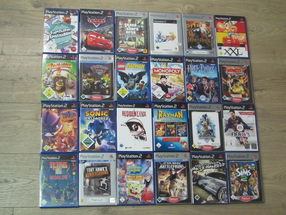 Playstation 2 Spiele Auswahl Gran Turismo, Tekken 4, Crash, Spyro, Fifa PS2 PS 2 - Bild 1 von 1
