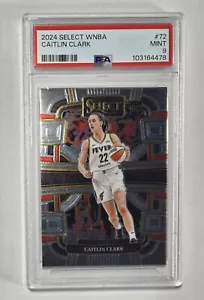 2024 Panini Select WNBA Concourse #72 Caitlin Clark - Rookie RC - PSA 9 - Imagen 1 de 6