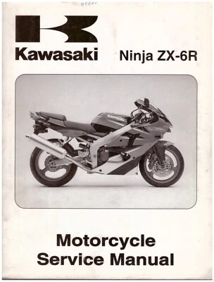 Manual De Oficina - Service Manual - Kawasaki Ninja ZX-6R 2000 99924-1254-01 - Imagen 1 de 3