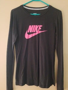 Nike Women's Lightweight Crew Neck Long Sleeve Training Top-  MED - Picture 1 of 4