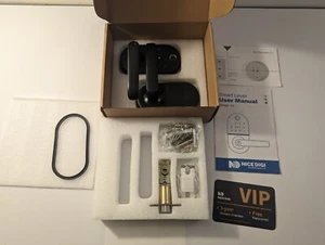 NICE DIGI Keyless Smart Lock Front Door Fingerprint Keypad Entry Biometric Knob - Picture 1 of 6