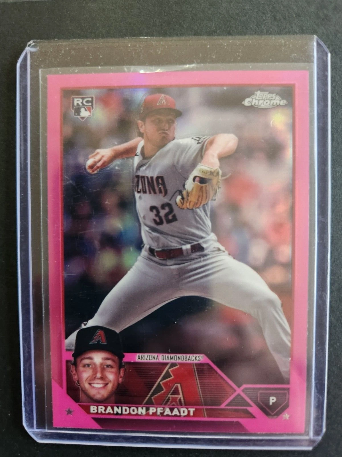 2023 Topps Chrome Update Pink Refractors #USC156 Brandon Pfaadt