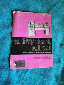 Enterprise Model L Lathe Sales Brochure and Documents FREE SHIPPING IN USA - Picture 1 of 2