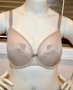 Chantelle Parisian Unlined Full Coverage Bra 1471 Suede (Beige) Size 34DDDD (G) - Picture 1 of 21