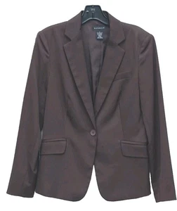Rafaella Suit Jacket Sz 8 Brown Dress Casual Women's Blazer M  NEW - Picture 1 of 5