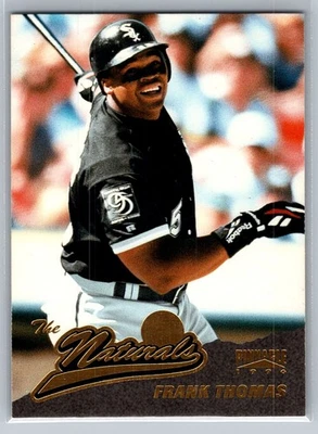 Pinnacle The Naturals #135 1996 Frank Thomas Chicago White Sox Foto 1 de 2