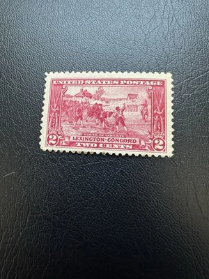 US Scott #618 2 Cent “Birth Of Liberty” Stamp- 1925- Mint, Much OG, LH - Image 1 of 4
