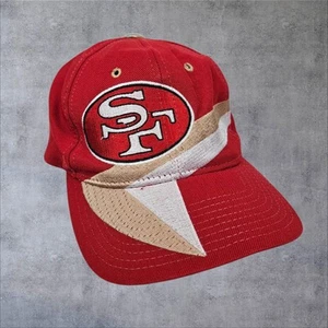 Cappello berretto snapback San Francisco 49ers vintage anni 90 logo retro misto lana - Foto 1 di 10