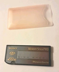 Sony 512 MB High Speed Memory Stick PRO Media (MSX-512N) Magic Gate Magicgate - Picture 1 of 3