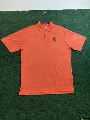 Columbia Golf SAN FRANCISCO GIANTS Hombres Polos Mangas Cortas Naranja Talla Grande Foto 1 de 4