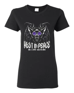 Camiseta gráfica Rest In Peace Prince of Darkness, gafas Oz RIP para mujer - Imagen 1 de 3