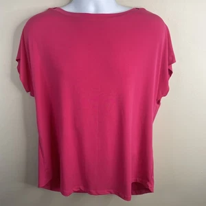 Chico's Pullover Bunt Oberteil Damen 3 XLarge Hot Pink Stretch Reise Athleisure - Bild 1 von 9