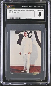 1974 Yamakatsu CGC 8 BRUCE LEE Karte #22 Fist of Fury KUNG FU Kampfsport ICON! - Bild 1 von 2