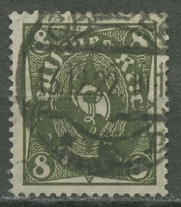 Imperio alemán 1922/23 Posthorn impresión de placa 229 P sellado probado - Imagen 1 de 1