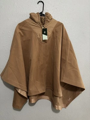 Poncho para mujer Tuckernuck marrón camel cuello alto - talla OS NUEVO CON ETIQUETAS PRECIO DE VENTA SUGERIDO POR EL FABRICANTE $168 Foto 1 de 4